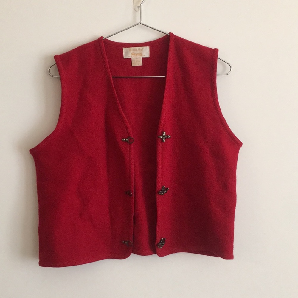 Super unique vintage wool vest